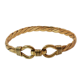 5.5" Pre-owned 9CT Double Hook & Loop Bangle (13.66g)